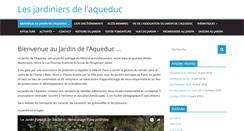 Desktop Screenshot of jardin-aqueduc.fr