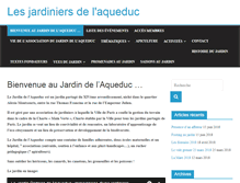 Tablet Screenshot of jardin-aqueduc.fr